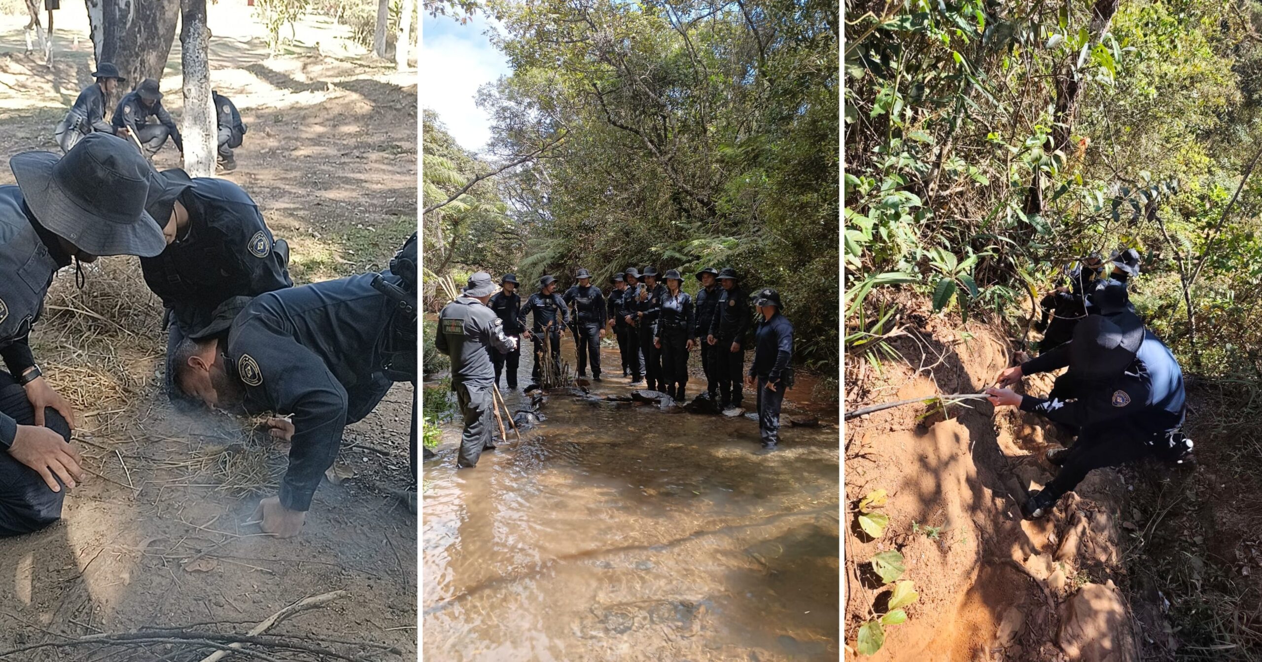 Investimento na qualificação foi custeado pelos próprios agentes, com suporte institucional da corporação e aulas ministradas por um biólogo e GCM do Paraná. Fotos — Guarda Municipal de Itabirito.