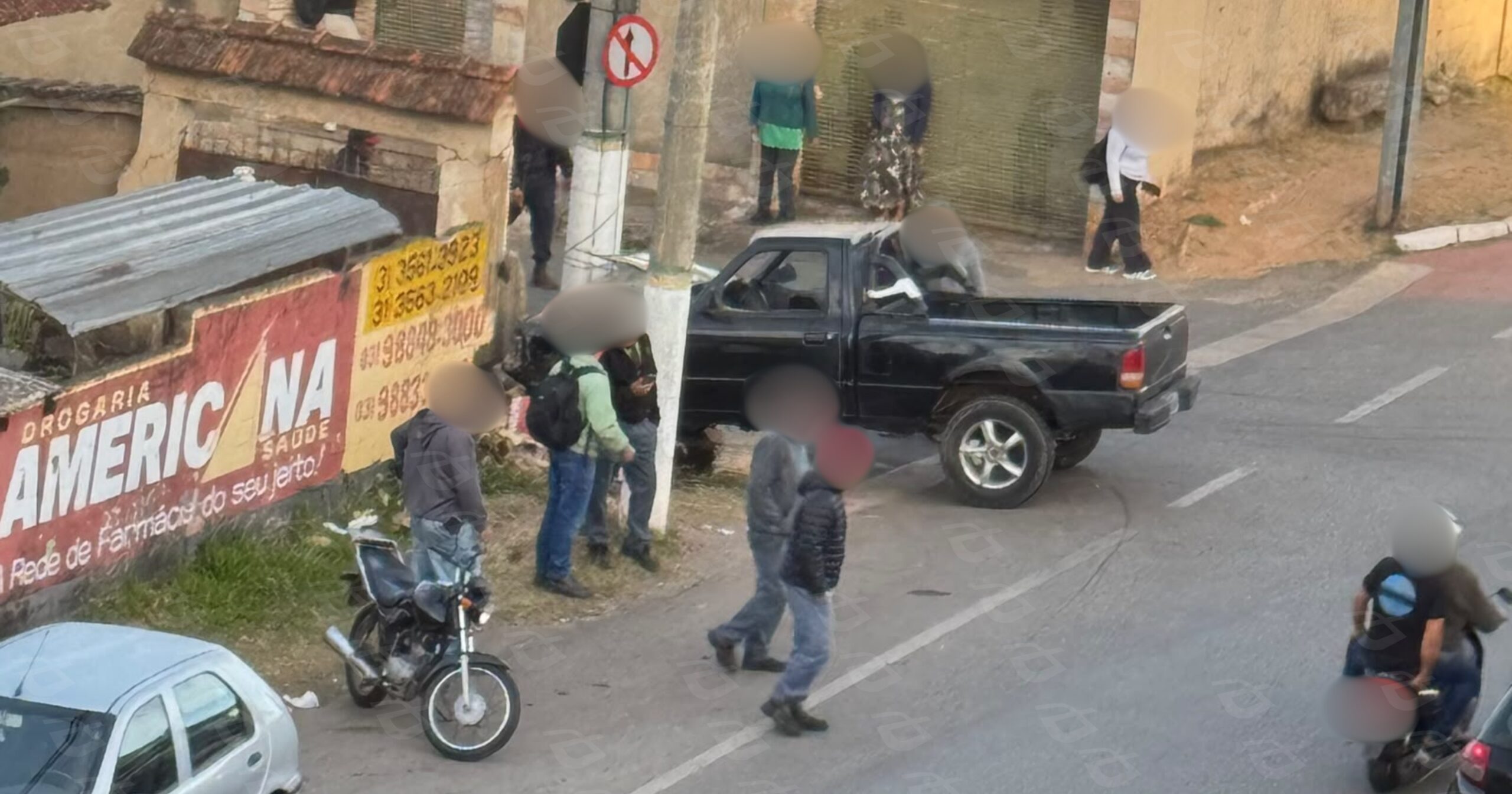 Ocorrência foi registrada nas primeiras horas do dia e, segundo informações, não houve acionamento dos órgãos de segurança para atendimento. Foto — cedidas ao Agito Mais.