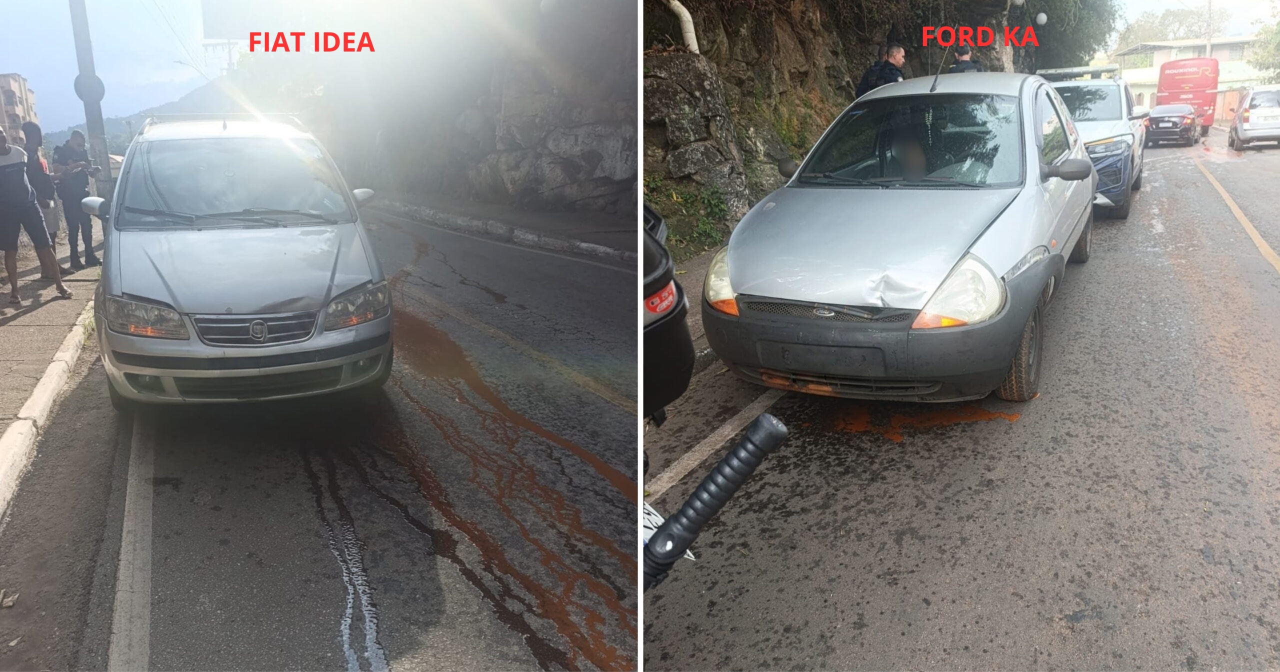 Condutor recusou o teste do etilômetro e foi levado para atendimento médico antes de ser apresentado à Polícia Civil. Fotos — Guarda Municipal de Itabirito.