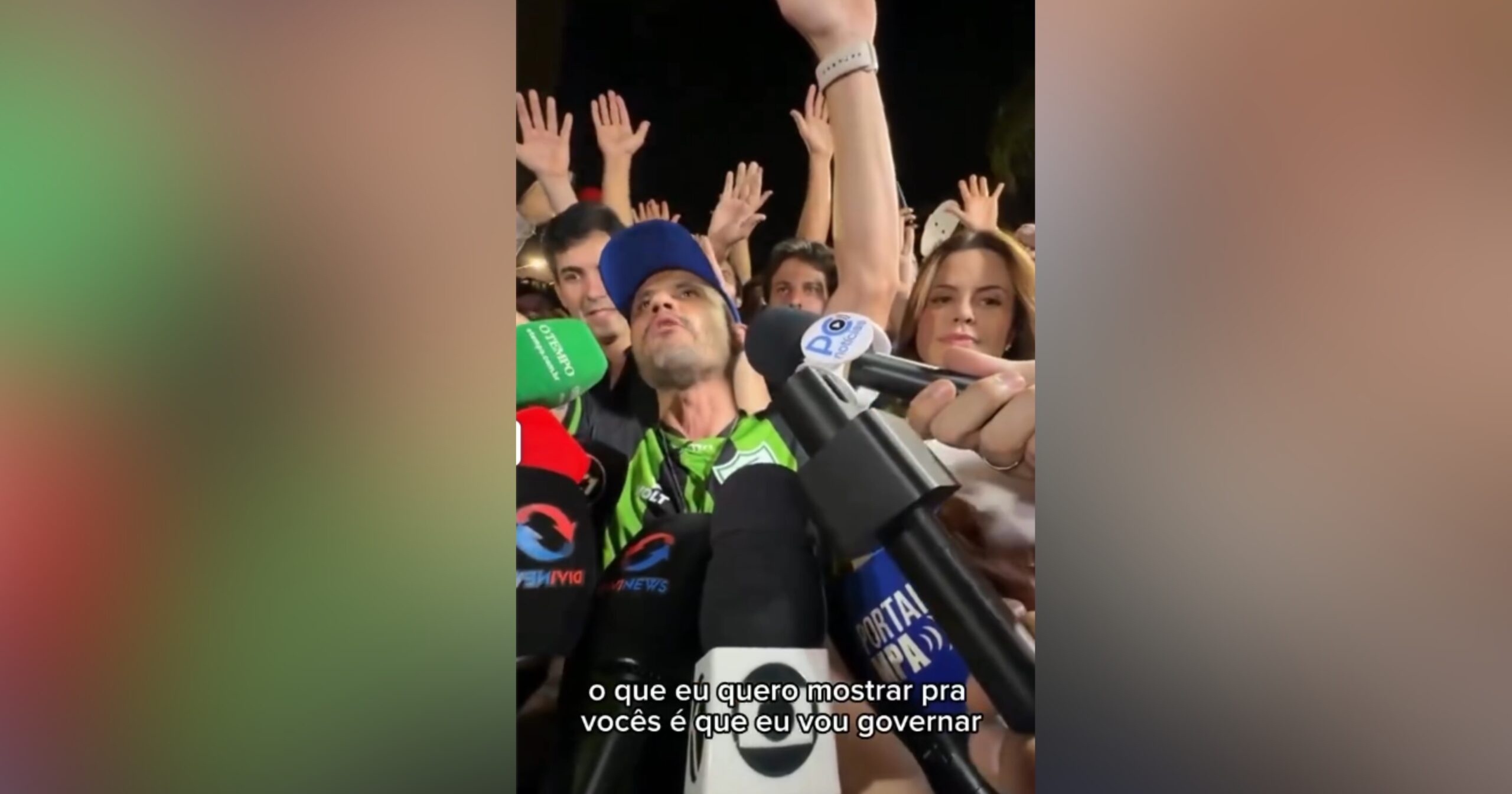 Decisão foi anunciada em nota oficial após uma sequência de mudanças sobre a candidatura do senador nos últimos dias. Foto — reprodução senador Cleitinho.