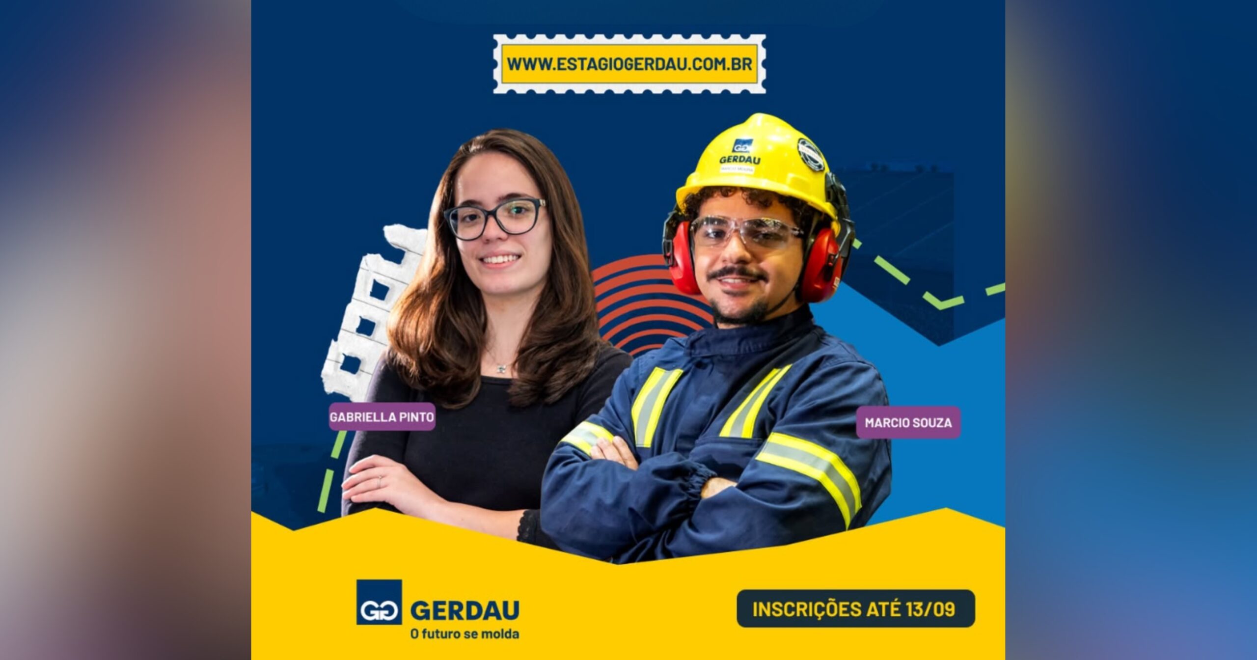 Inscrições para o programa G.Start 2026 ficam abertas até 13 de setembro e exigem disponibilidade de seis horas por dia. Imagem — Gerdal.