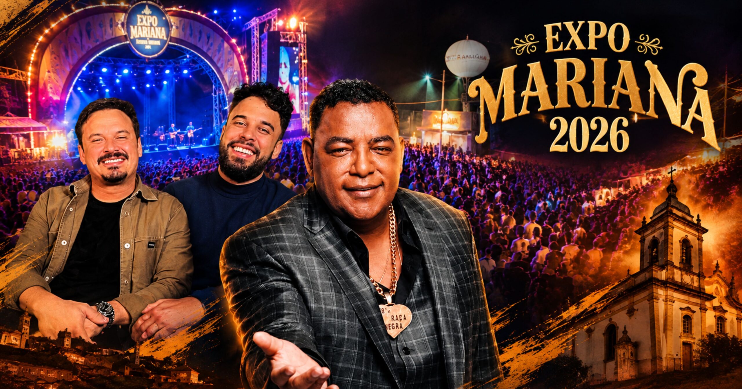 Programação reuniu diferentes estilos musicais e movimentou o espaço Mina Del Rei durante a noite. Imagem — meramente ilustrativa feita com IA.